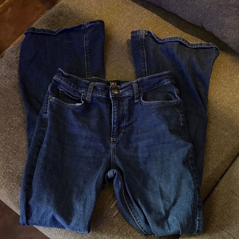 Lee Women's Dark Blue Boot-Cut Jeans